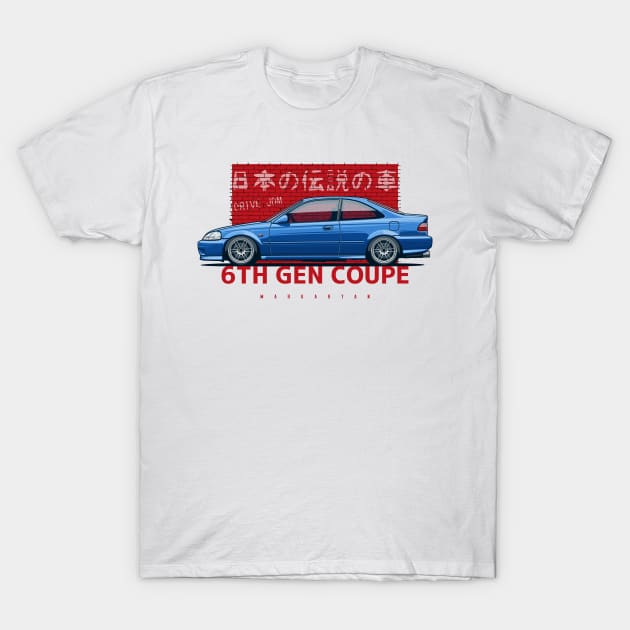 6th gen coupe T-Shirt by Markaryan